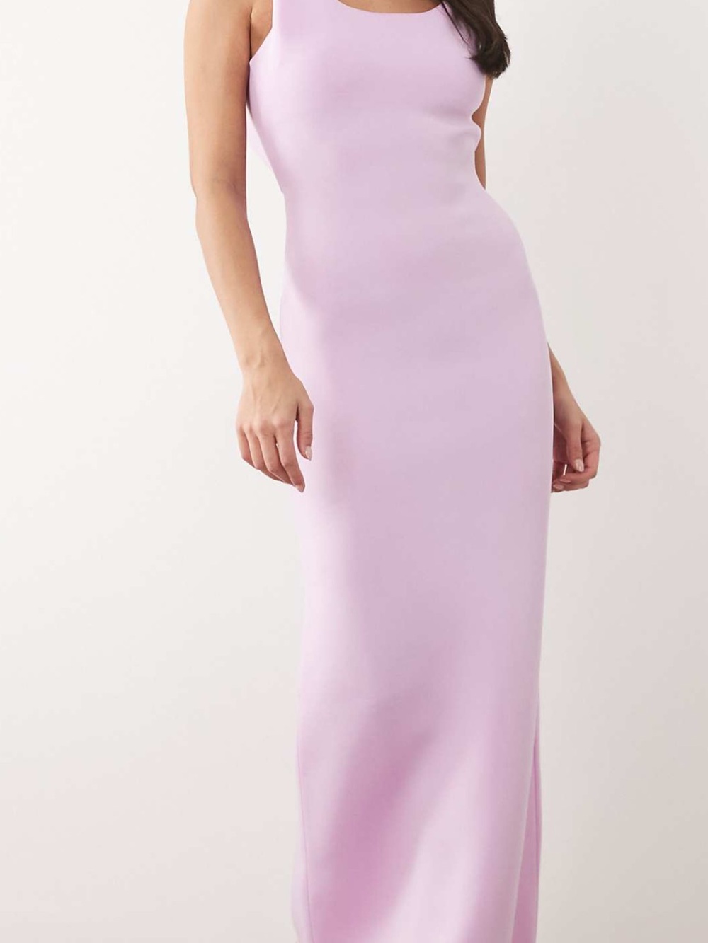 ASOS DESIGN Lilac Open Back Maxi Dress – EU 38 / US 6
